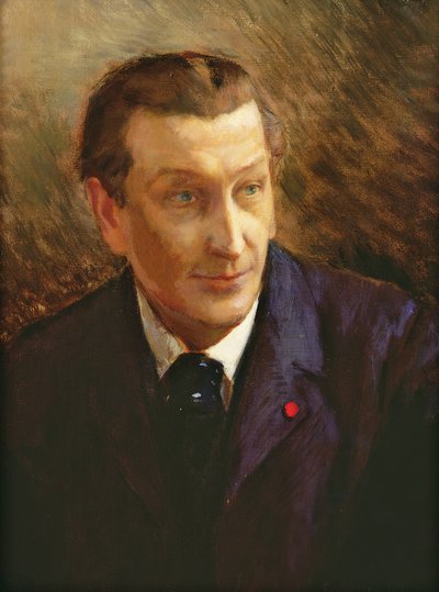 Portrait of Francois Coppee (1842-1908) by Georges Marie Rochegrosse